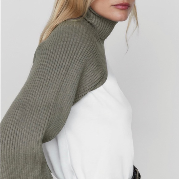 Zara Ribbed Arm Warmer - Picture 8 of 13